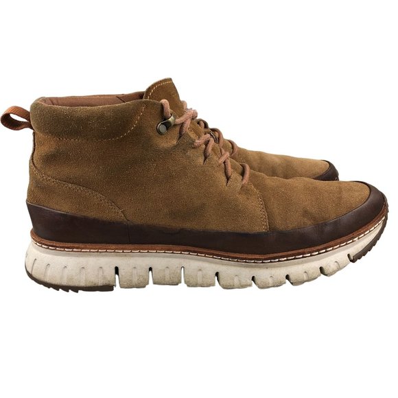 Cole Haan Shoes Cole Haan Mens M Tan Brown Leather Zerogrand
